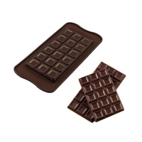 Stampo in silicone tavolette di cioccolato Tablette 21,5 x 11 x 1 cm - Silikomart