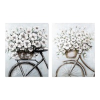 Quadri Bici con fiori da 40 x 50 cm - DCasa - 1 unità