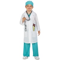 Costume da medico chirurgo per bambini con cappello