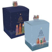 Scatola regalo di 20 x 15 cm dei Re Magi - 1 unità