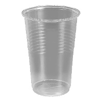 Bicchieri di plastica trasparente da 200 ml - 100 pezzi
