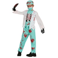 Costume da chirurgo zombie per bambini