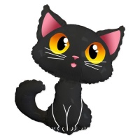Palloncino gatto nero da 90 x 83 cm - Conver Party