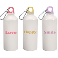 Bottiglia da 600 ml Amore, felicità o sorriso - DCasa