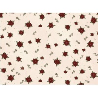 Tela per rilegatura Poinsettia 32 x 45 cm - Artis decor