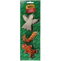 Taglia biscotti a forma di uomo di pan di zenzero, bastone di zucchero e angelo - Wilton - 3 pezzi