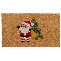 Zerbino di Babbo Natale con regali e albero
