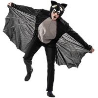 Costume da pipistrello con cappuccio per adulti