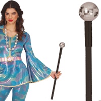 Bastone con palla da discoteca di 50 cm