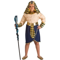 Costume da egiziano per bambini muscoloso blu