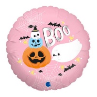 Palloncino BOO Halloween da 45 cm - Grabo