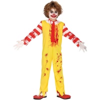 Costume da clown hamburger per bambini