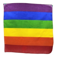 Sciarpa arcobaleno 50 x 50 cm