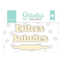 Chipboard Dulces y Salados - Artis decor - 3 unità