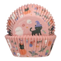 Capsule per cupcakes di Cute Halloween - Funcakes - 48 unità