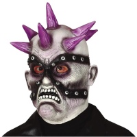 Maschera di zombie punk in lattice