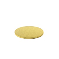 Sottotorta rotonda dorata da 18 x 1,2 cm - Decora