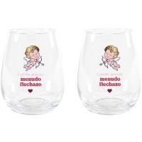 Bicchiere da 500 ml Cupido - 2 pezzi