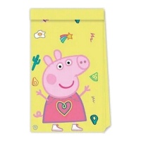 Sacchetti di carta Peppa Pig - 4 unità