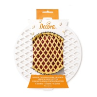 Tagliapasta griglia crostata rombi in plastica 30 cm - Decora