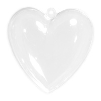 Cuore di plastica ricaricabile 16 x 4,5 cm - 1 unità