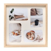 Cornice Love Natural per 4 foto 10 x 15 cm - DCasa