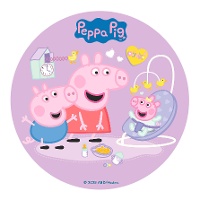 Cialda per torta Peppa Pig New Baby Ø 20 cm