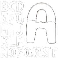 Tagliabiscotti alfabeto per lettere - Wilton - 1 lettera