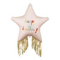 Palloncino a Stella con Frangia da 72 cm - Partydeco