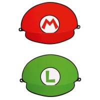 Cappelli di Super Mario - 8 pezzi