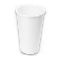 Bicchieri da 1 L in cartone bianco - 25 unità