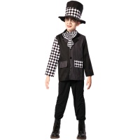 Costume da Cappellaio Matto nero per bambini