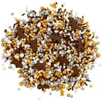 Sprinkles con sagome di omini di pan di zenzero e pezzetti croccanti, 100 g