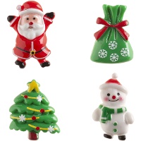 Soggetti natalizi per roscón da 3-3,5 cm - Dekora - 50 pezzi