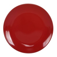 Piatto piano rosso da 26,8 cm - DCasa