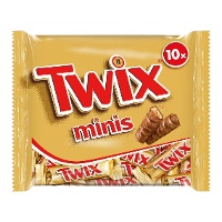 Twix di cioccolato al latte e caramello mini - 10 unità