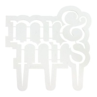 Mr & Mrs moderno cake topper cutter 18,5 x 18,5 cm - PME