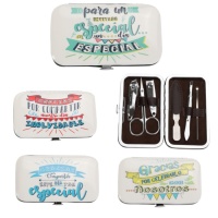 Set di manicure con frasi assortite - 1 unità