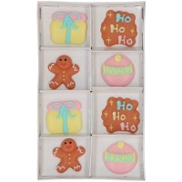 Figure di zucchero di Natale Carine - Wilton - 8 pezzi