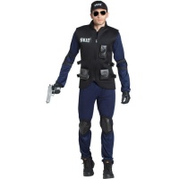 Costume da poliziotto d'assalto Swat per uomo