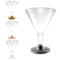 Coppa da 180 ml in plastica colori cocktail - 3 unità