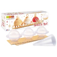 Stampo palline di Natale da 8 cm - Scrapcooking - 6 pezzi