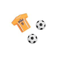 Fischietti da calcio con palline - 3 pezzi