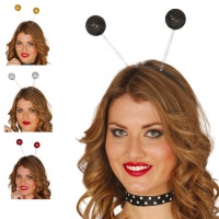 Fascia per capelli con sfere luminose