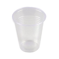 Bicchieri in plastica trasparente da 200 ml - 50 pz.