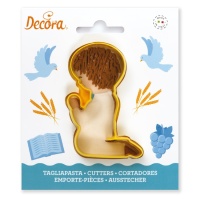 Cutter a forma di bambino della Comunione 9 x 5 cm - Decorare