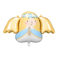 Palloncino Angel Communion 1,03 x 0,58 m - PartyDeco