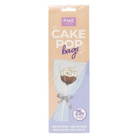 Sacchetti di plastica trasparente per cake pops 25,4 x 7,6 cm - PME - 25 pz.