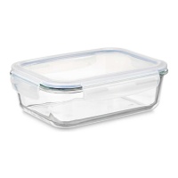 Barattoli rettangolari da 640 ml in vetro borosilicato