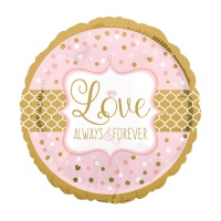 Palloncino rotondo Love Always Forever XL 71 cm - Anagramma